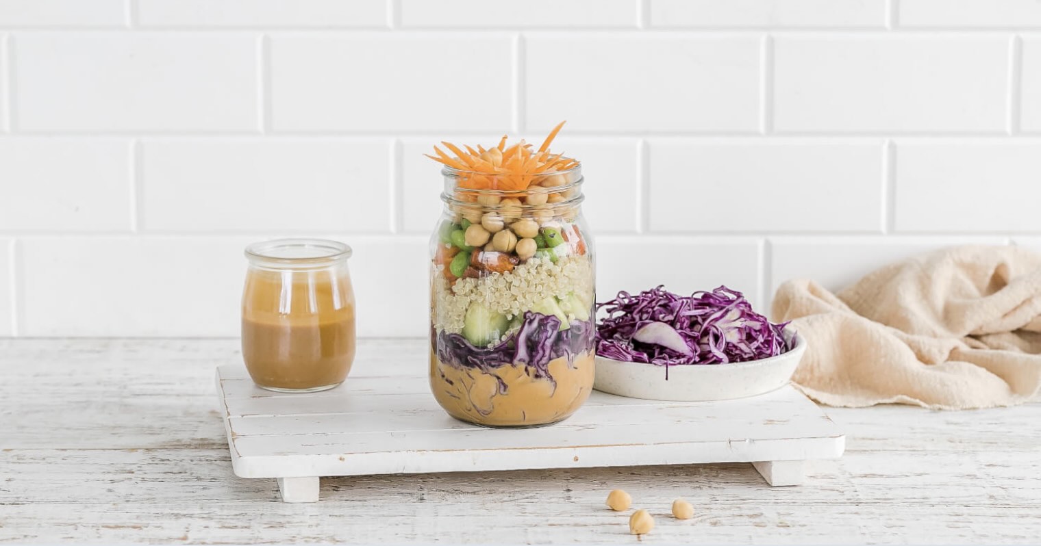 mason jar thai peanut salad diabetes